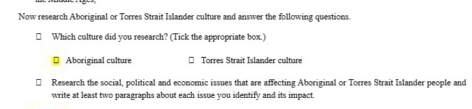 Now research Aboriginal or Torres Strait Islander