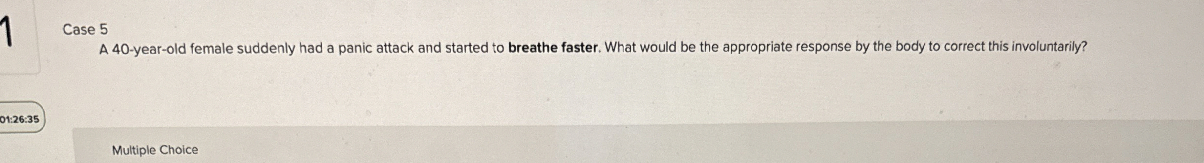 Case 5 A 4 0 - year - old female suddenly had a