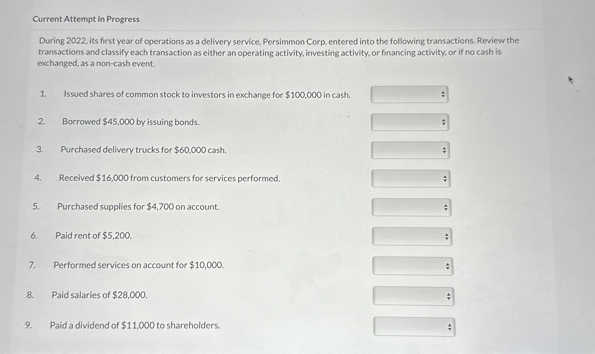 Current Attempt in Progress During 2 0 2 2 , its