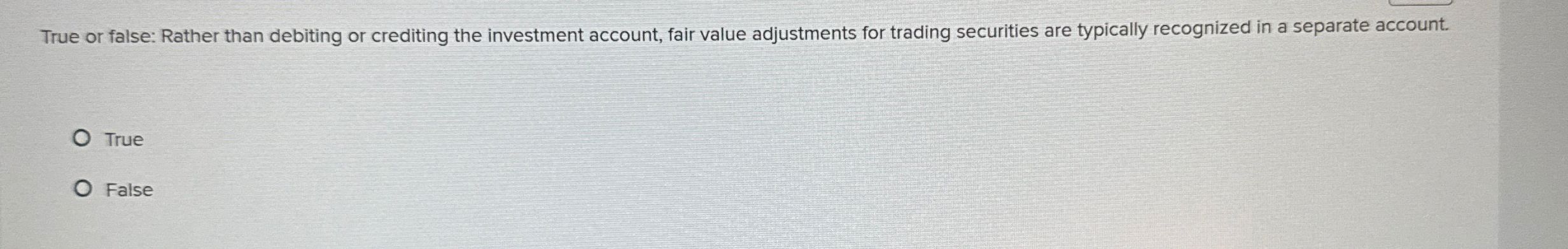 True or false: Rather than debiting or crediting