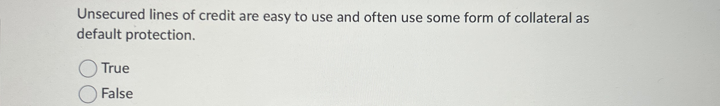 Unsecured lines of credit are easy to use and