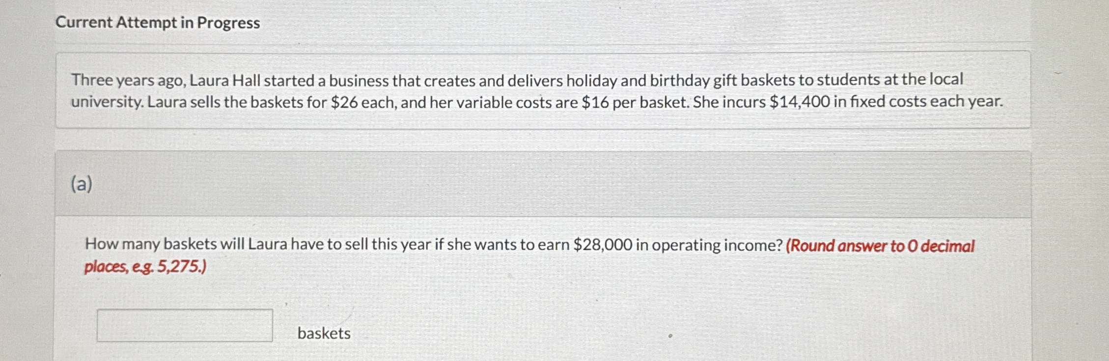 Current Attempt in Progress Three years ago,