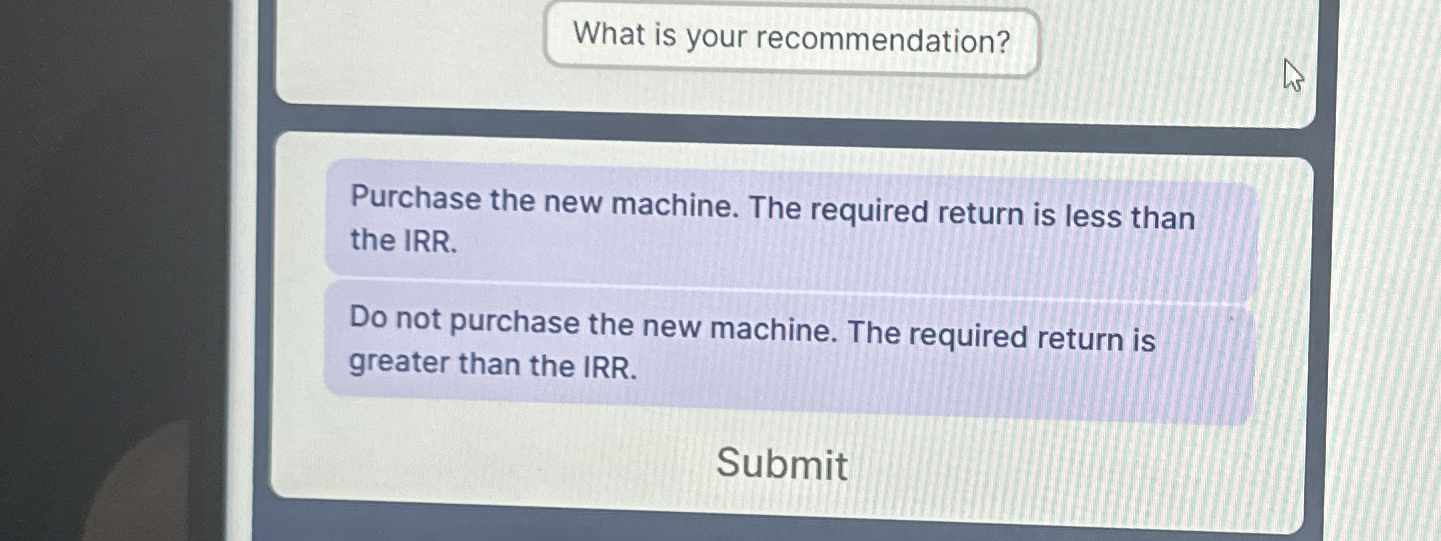 What is your recommendation? Purchase the new