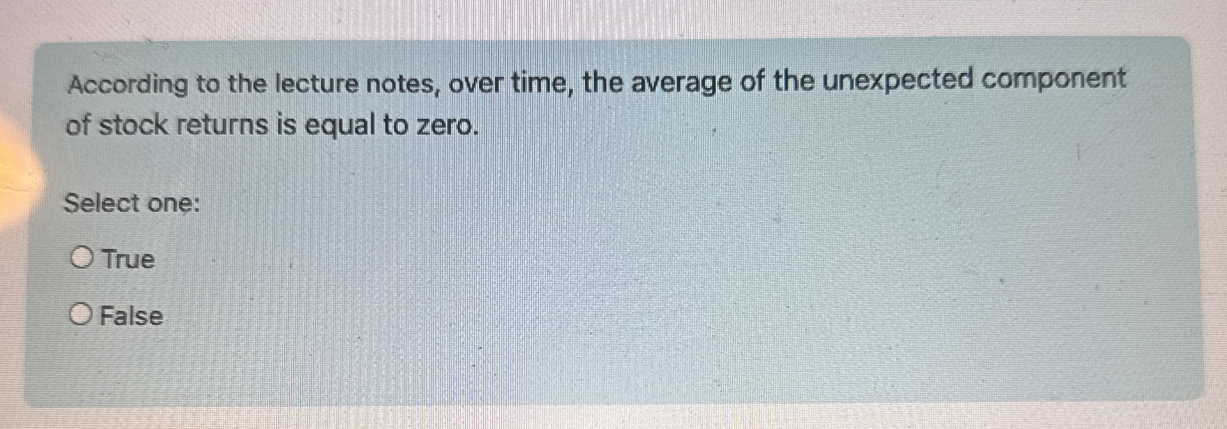 According to the lecture notes, over time, the