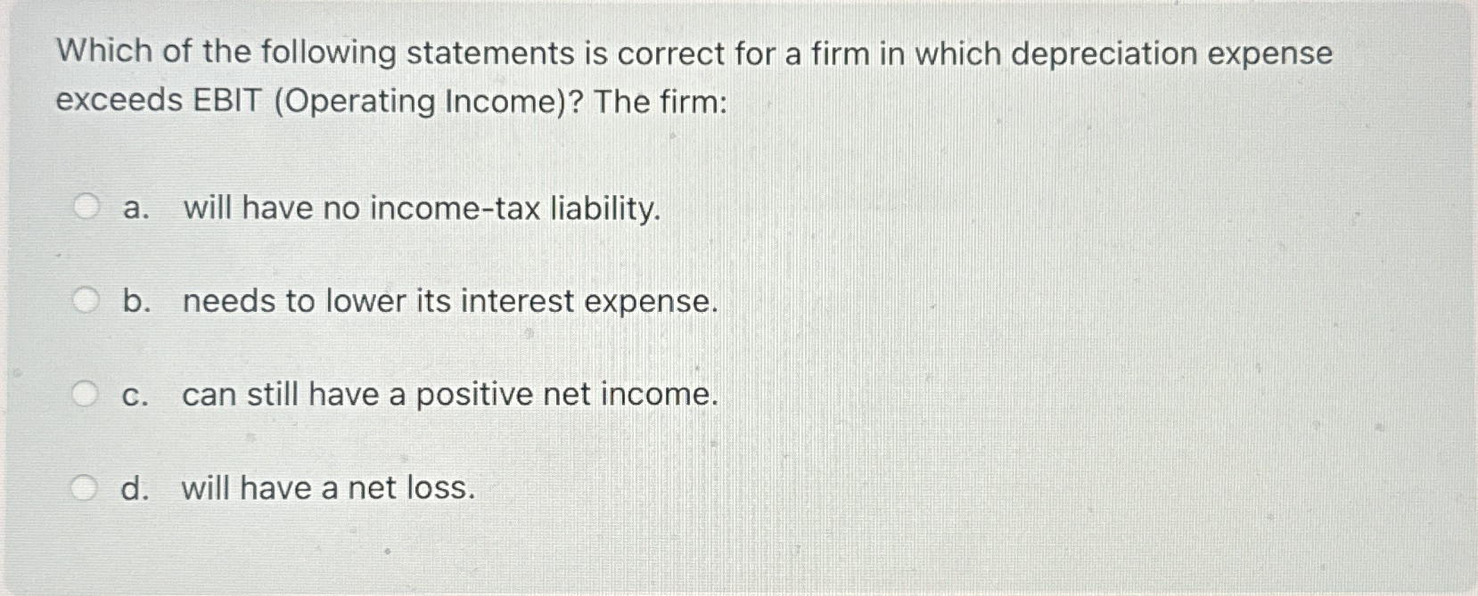 Which of the following statements is correct for