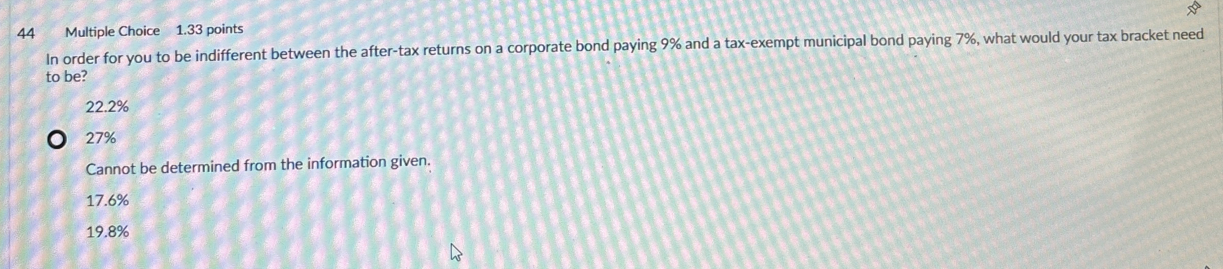 4 4 Multiple Choice 1 . 3 3 points In order for