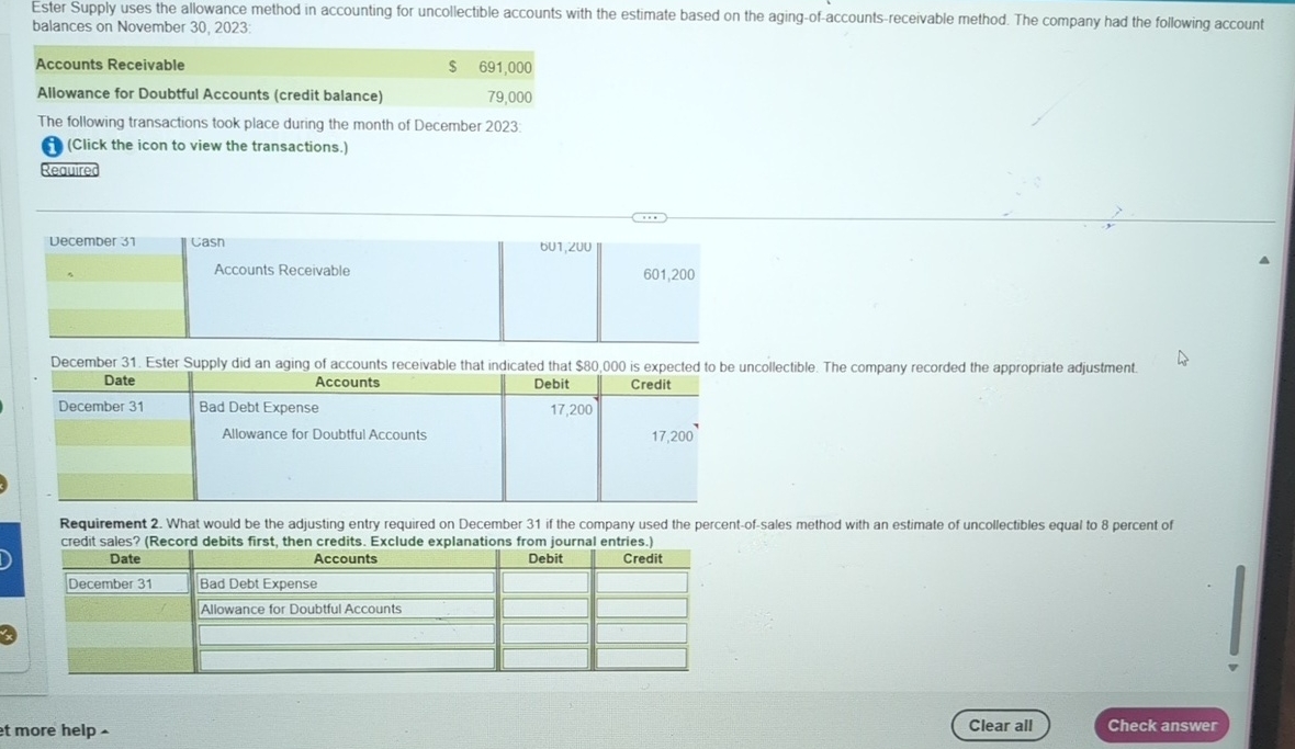 What does this mean the step 2 and Ester Supply