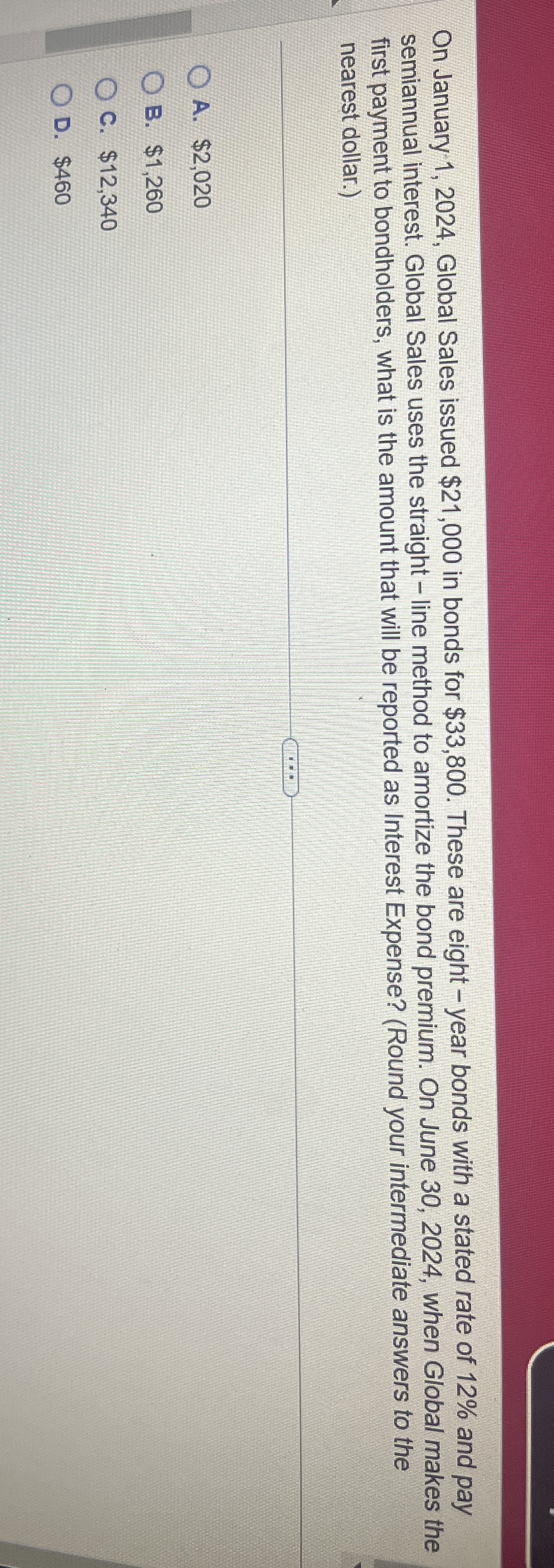 On January 1 , 2 0 2 4 , Global Sales issued $ 2