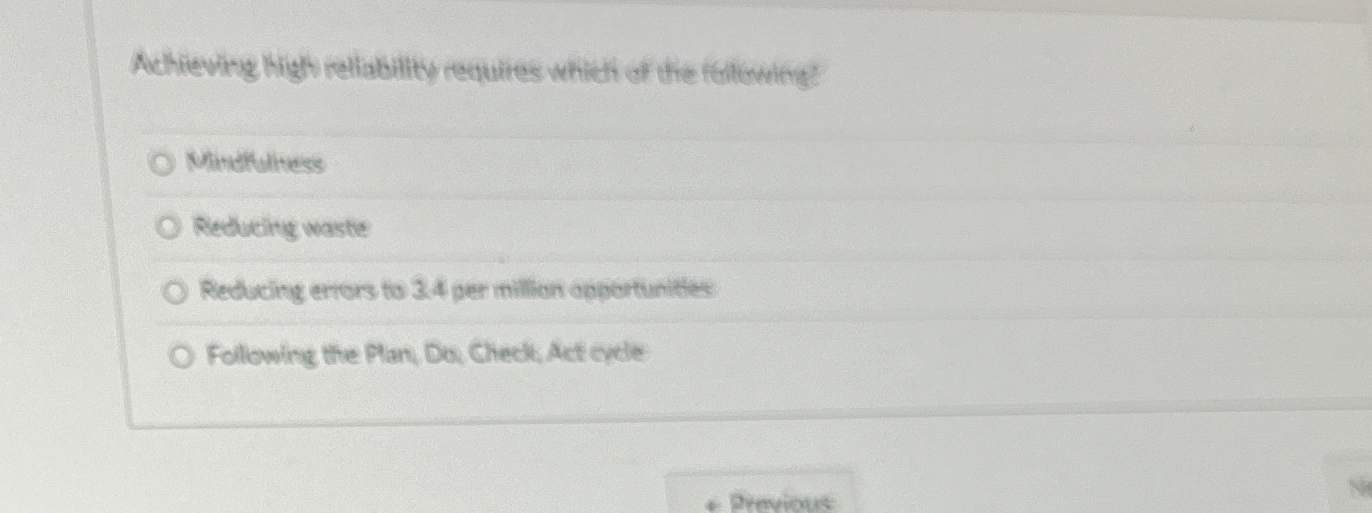 Achieving Hight rellability requires which of the