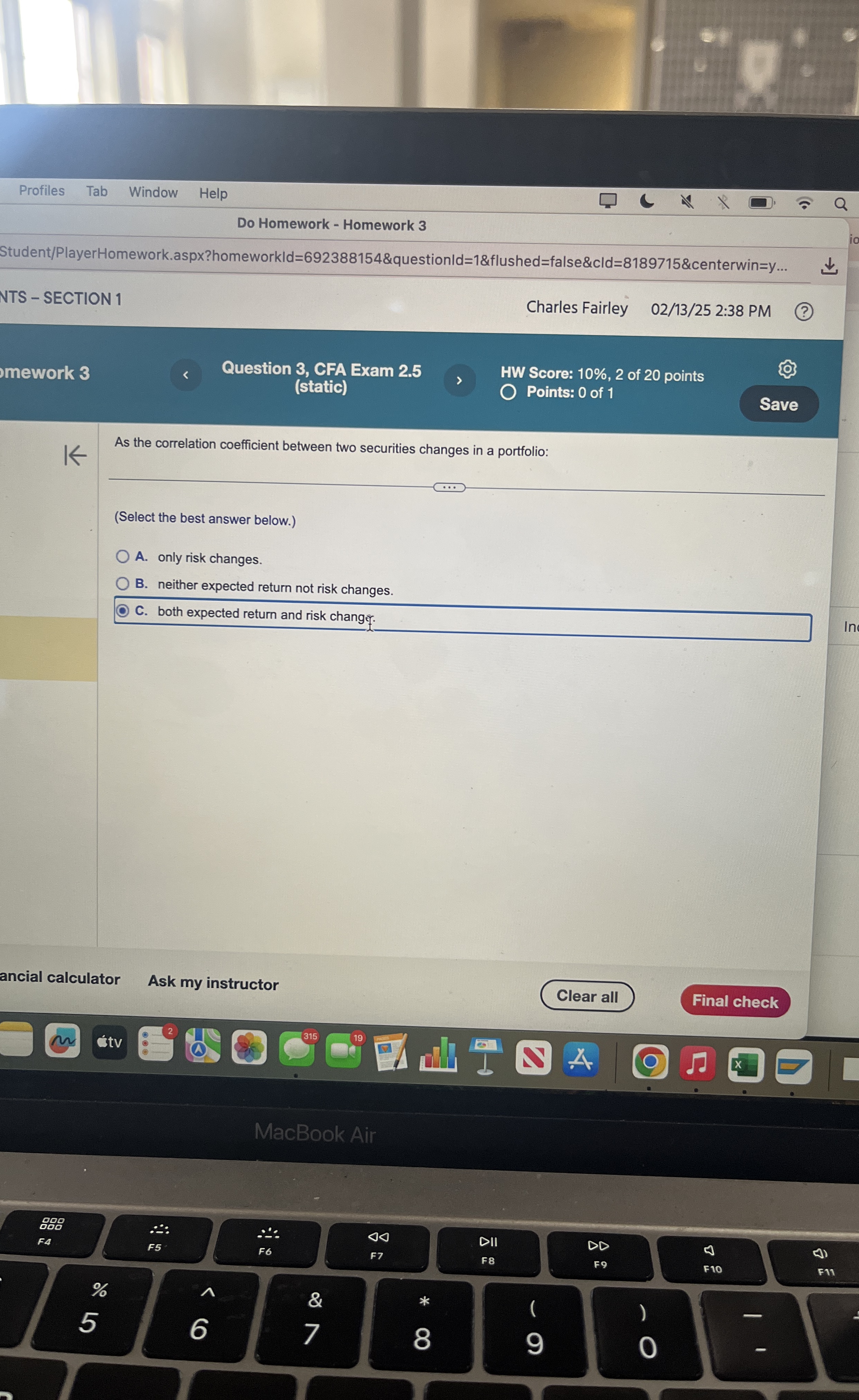 Profiles Tab Window Help Do Homework - Homework 3