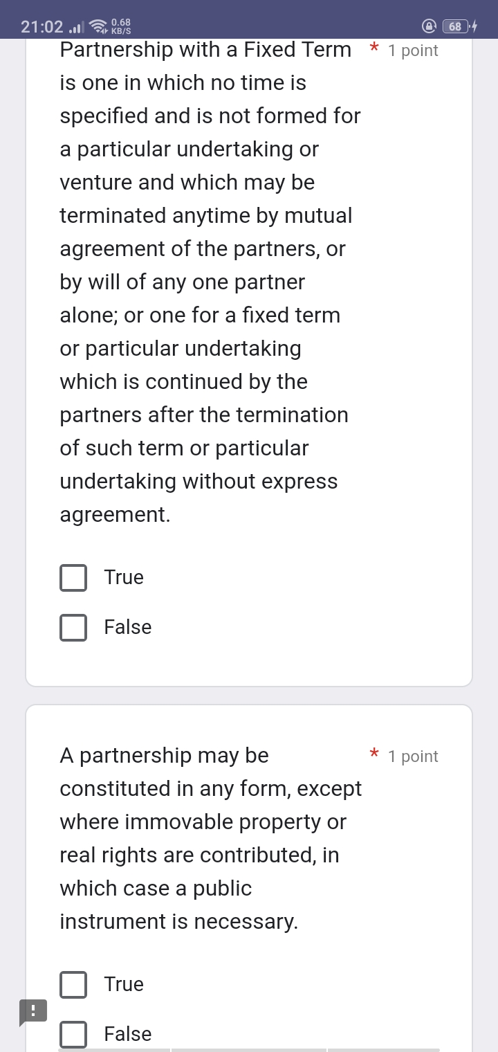Select TRUE if the statement is correct, FALSE if
