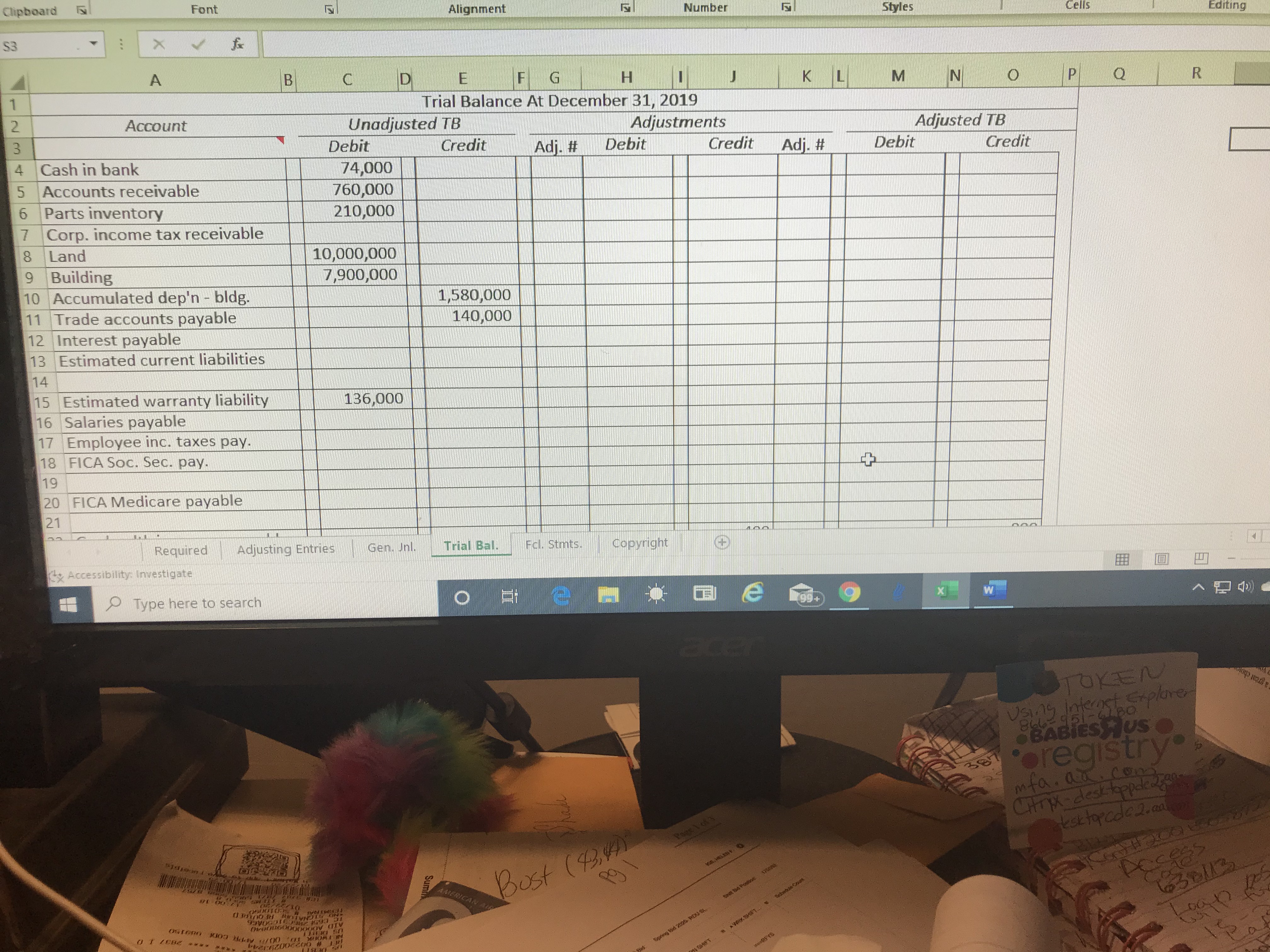 My numbers are not adding up correctly. What am I