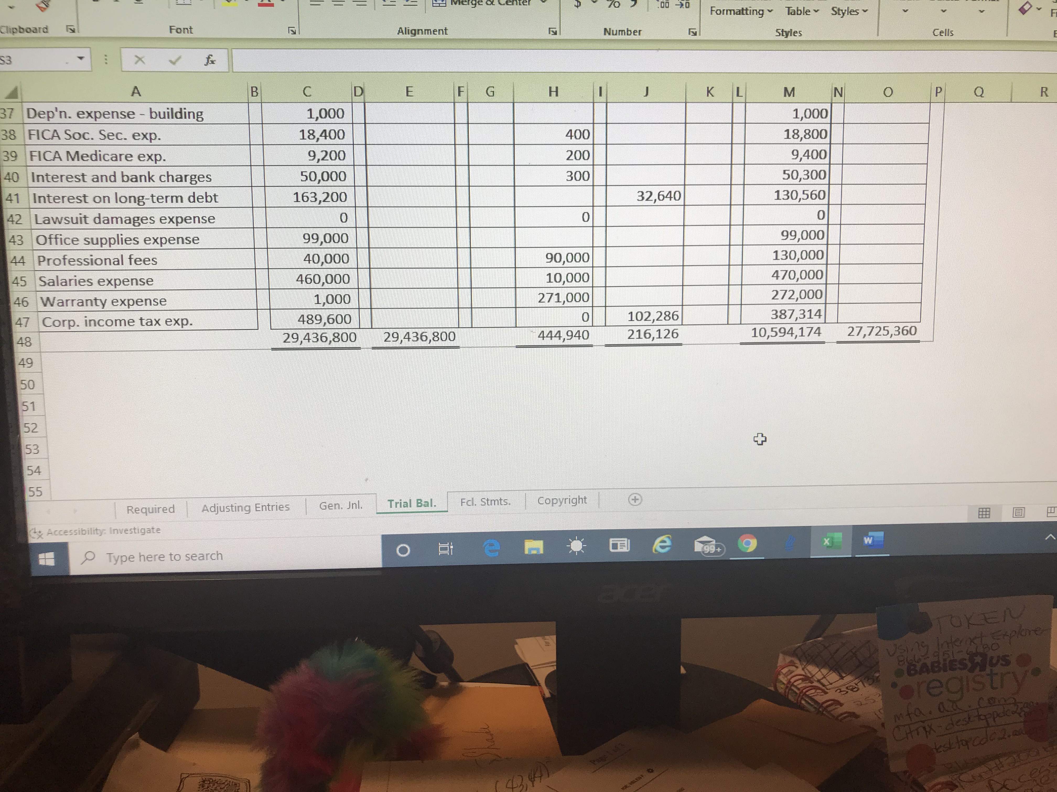 My numbers are not adding up correctly. What am I