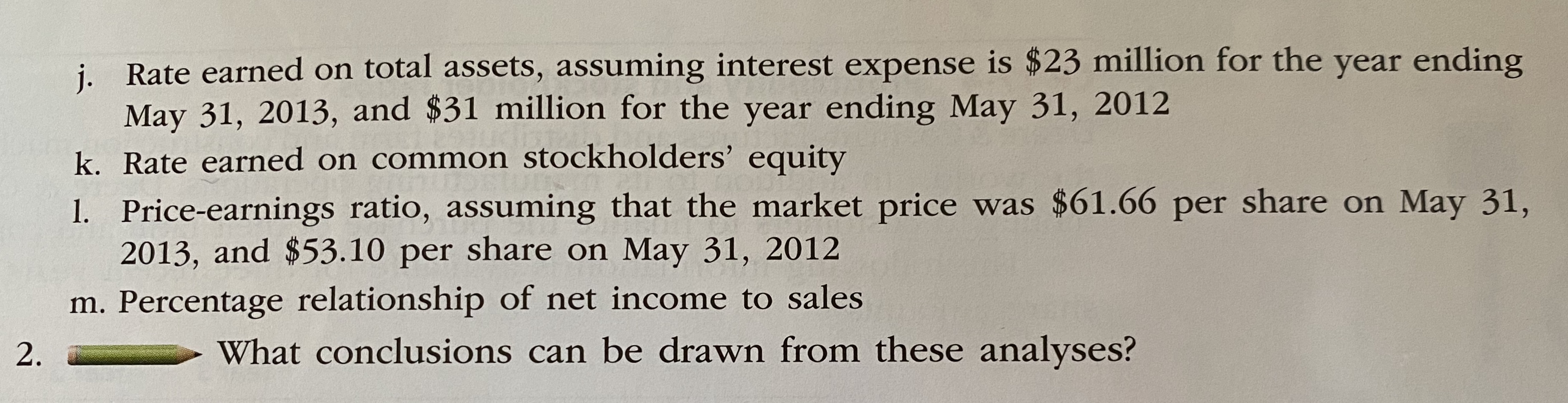 I need help solving this. A - M ! Financial