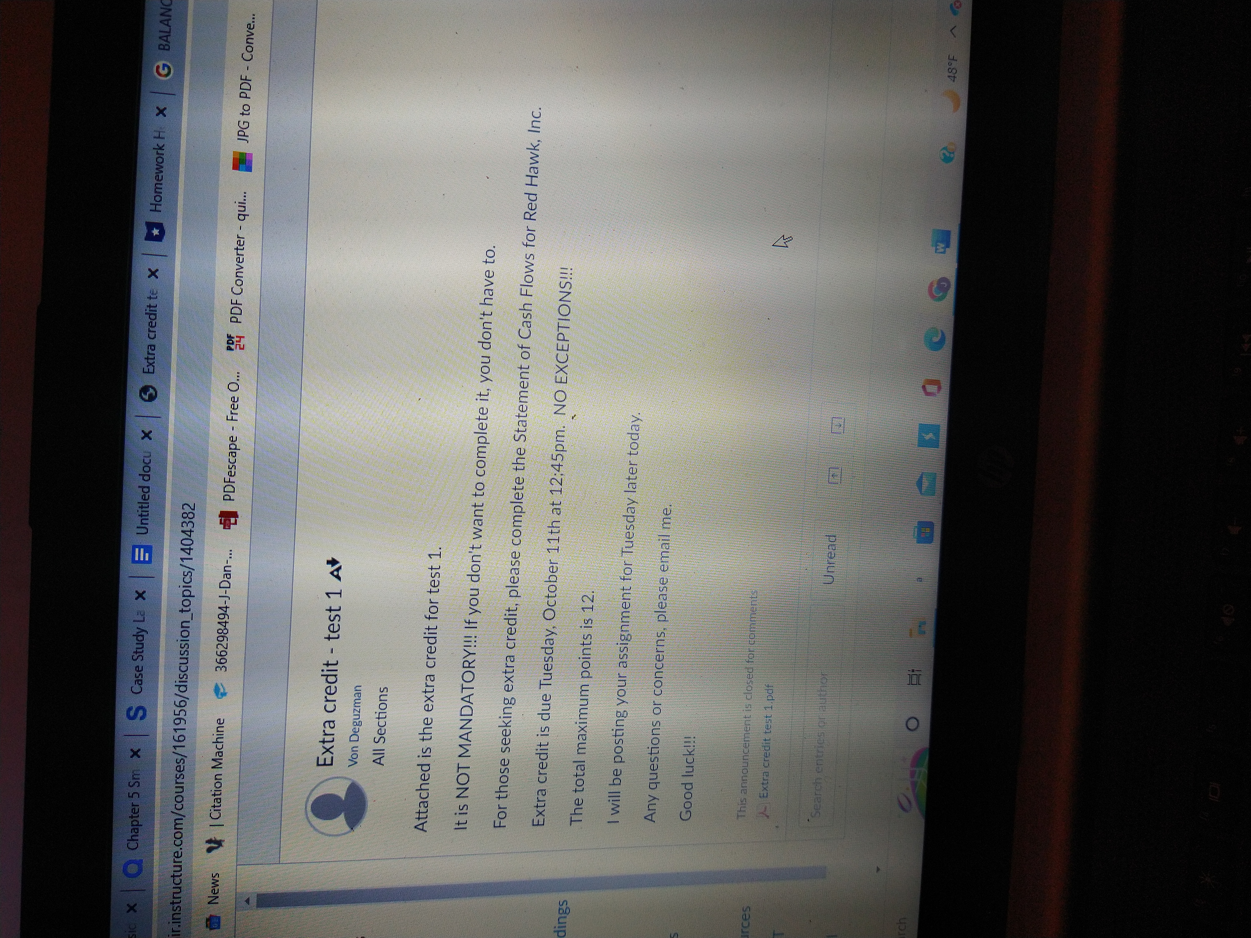 X Chapter 5 Sm x S Case Study La x _ Untitled