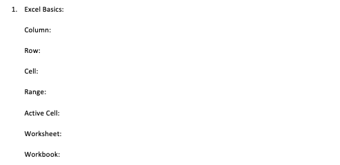 ___________________ 2. Create a new file/workbook