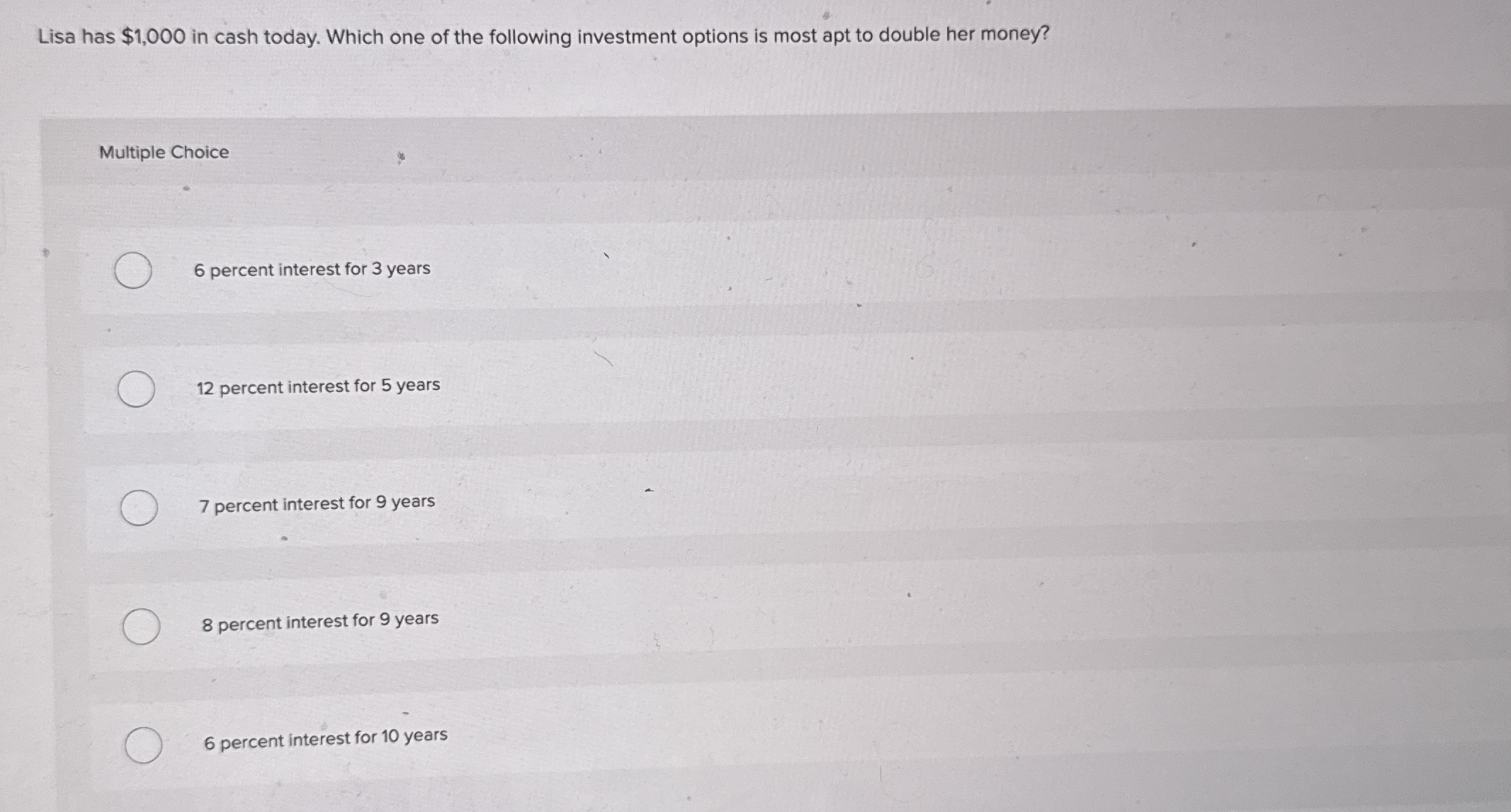 Computing the present value of a future cash flow