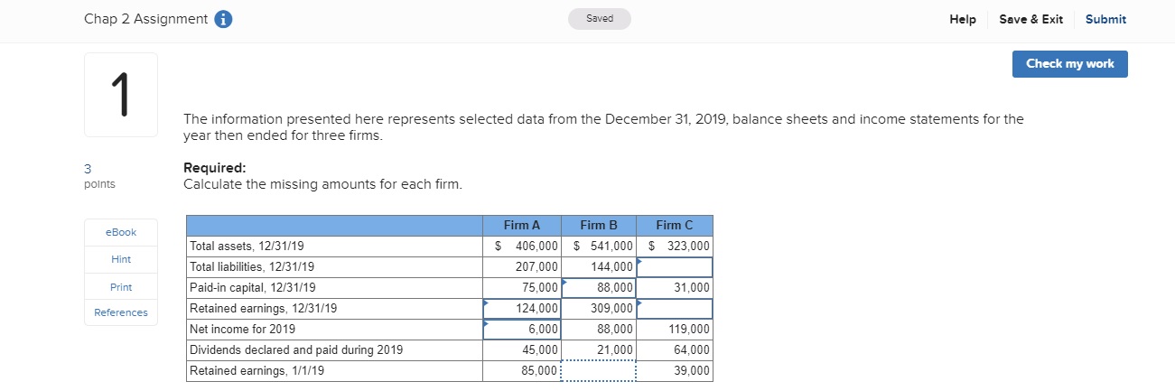 Solve blanks and 6,000 under firm A is wrong when