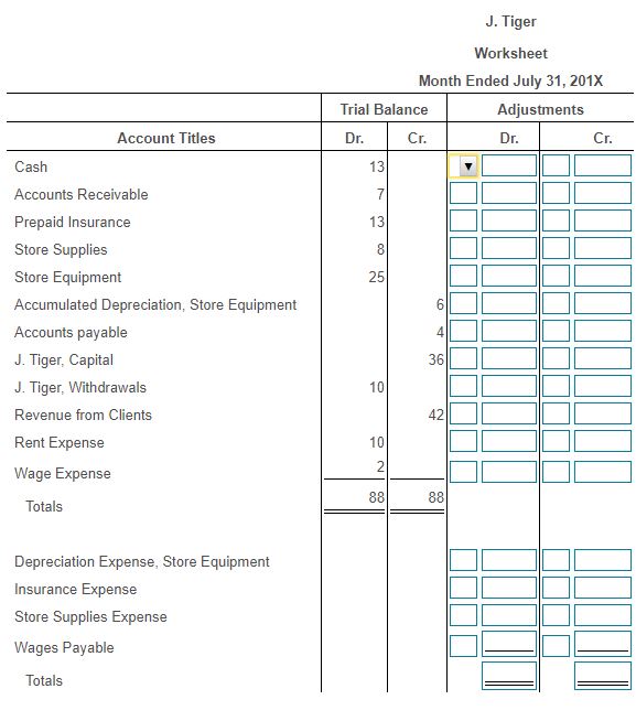 Complete the worksheet one section at a?time,