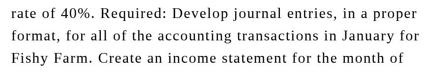 rate of 40%. Required: Develop journal entries,