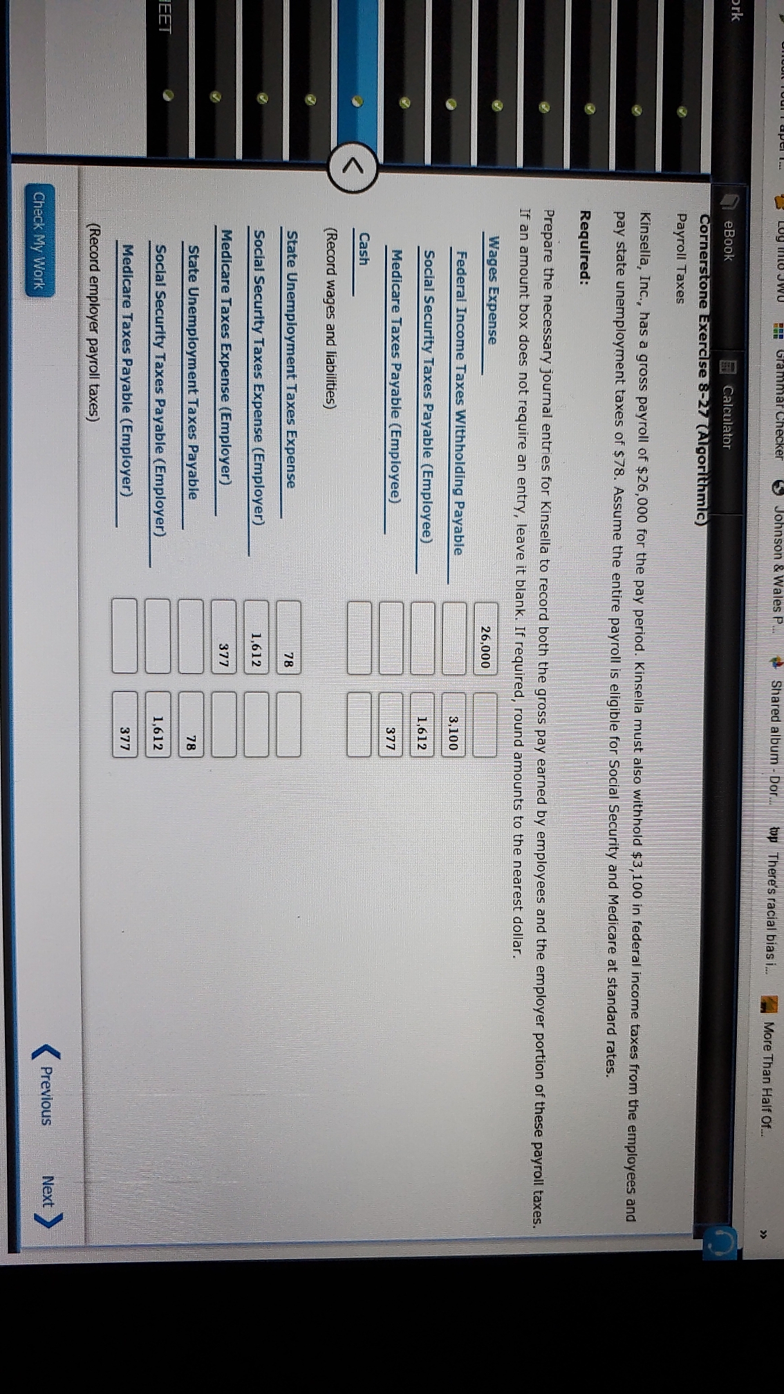 I cannot figure out the cash amount. I add devide