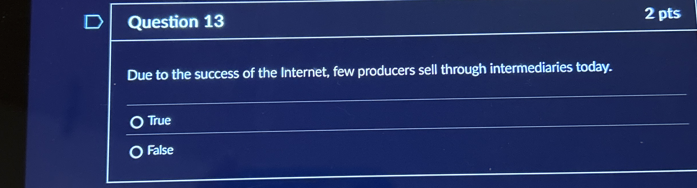 Question 1 3 2 pts Due to the success of the