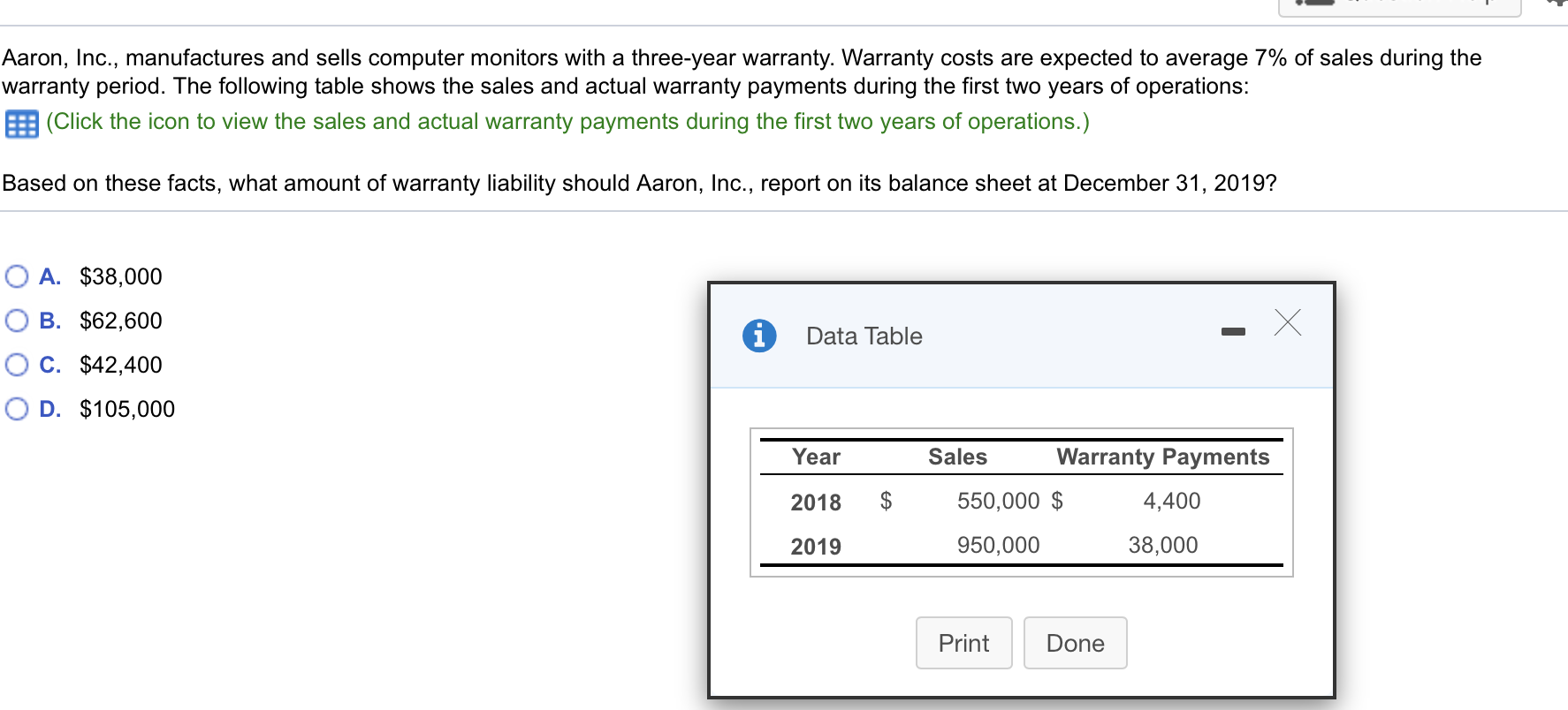 Need answers I don't need the work. E5 Question