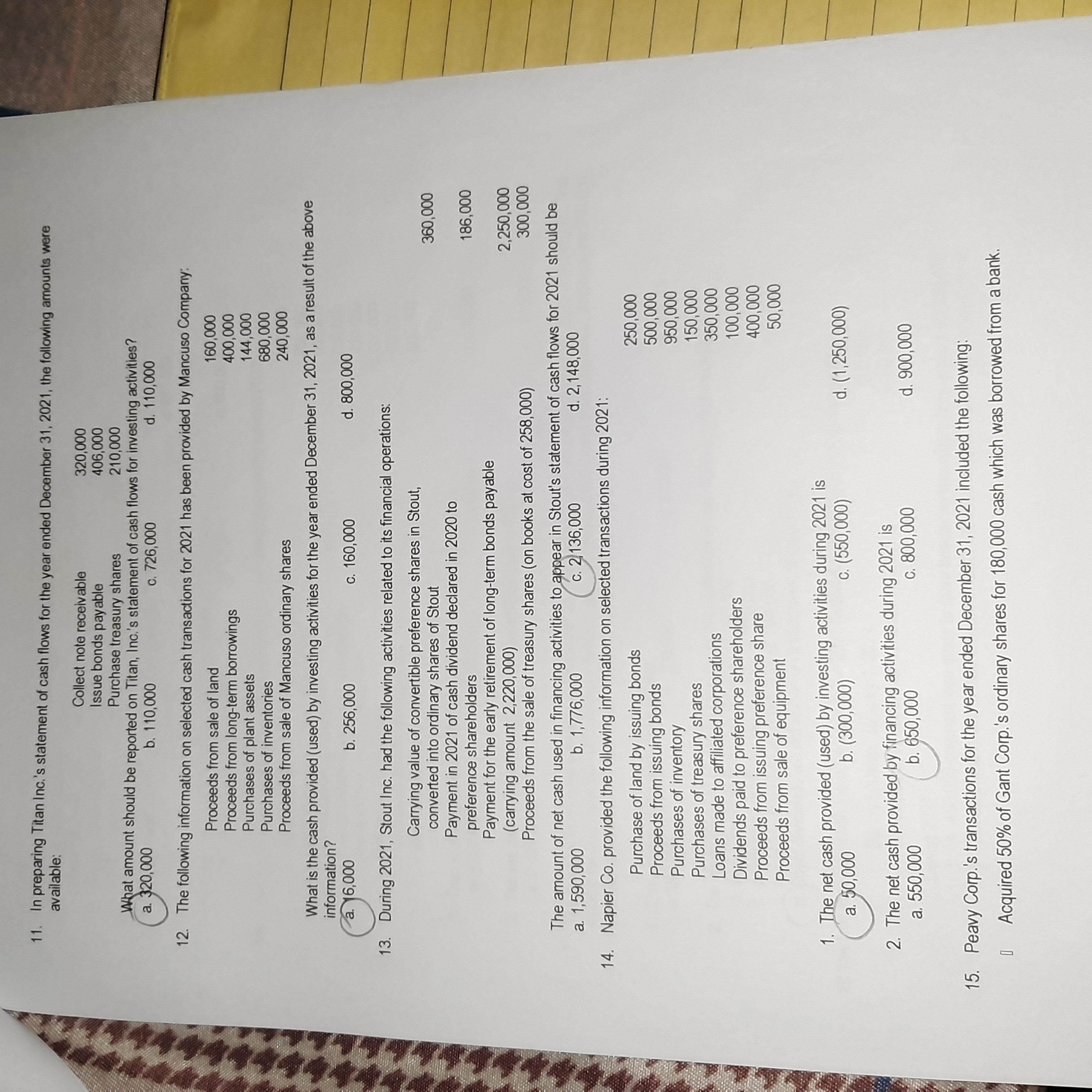 Show complete solution. available: 11. In