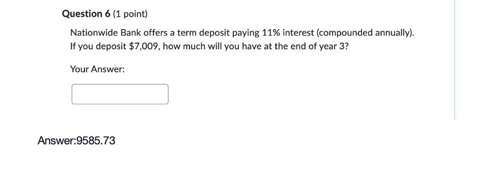 Question 5 [1 point} ABC Co. is a large