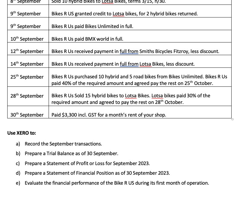 TASK 2: Xero application PART A -10 marks You are