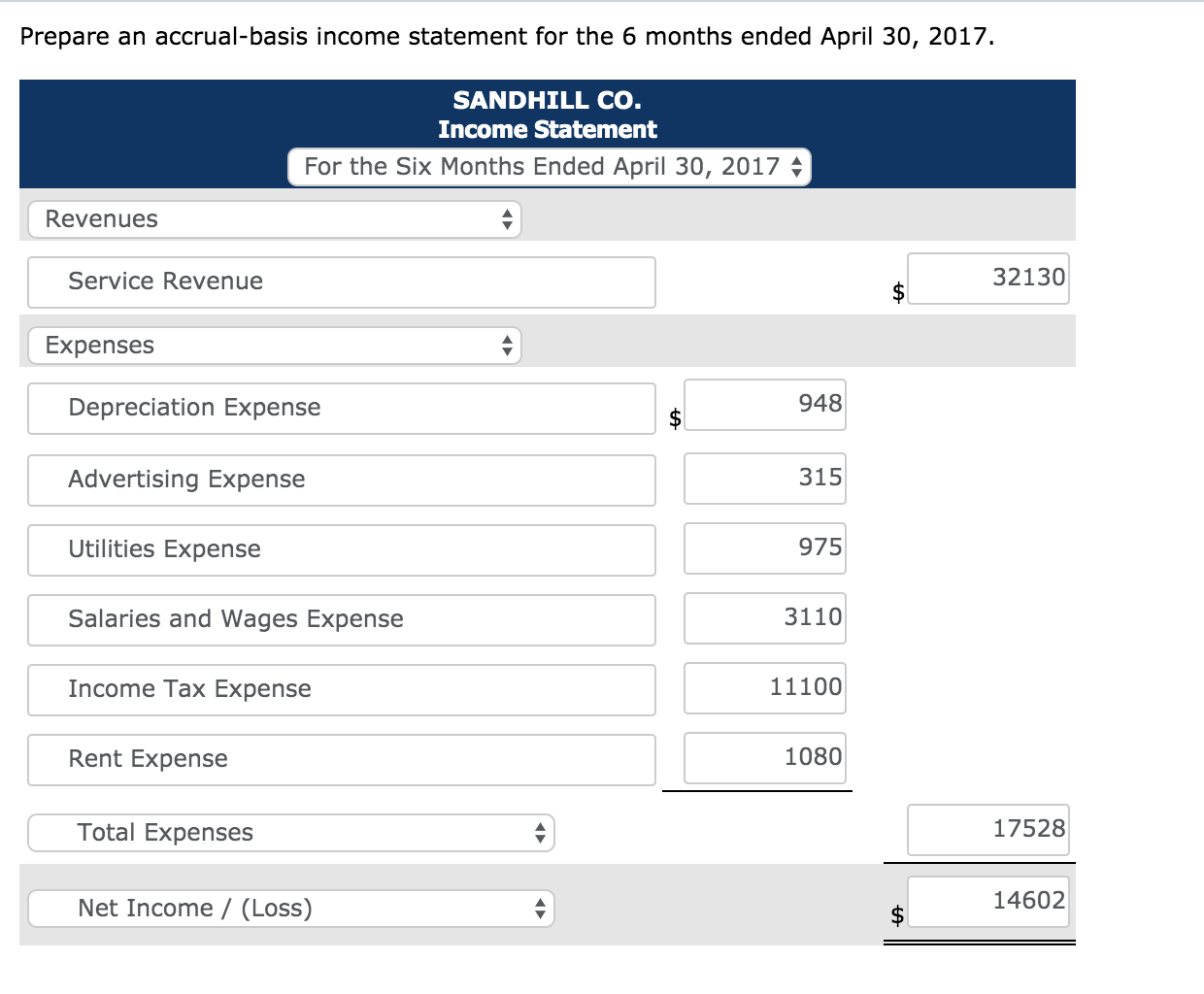 i need help preparring this accural basis income