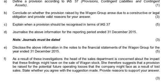 Define a provision according to AS 37