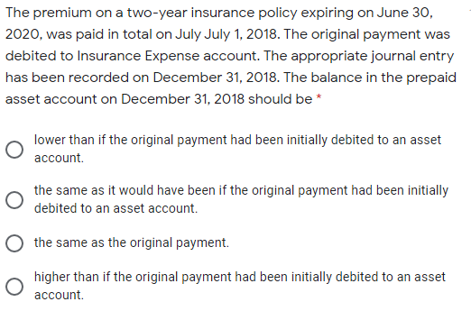 Answer the following: Reversing entries should be