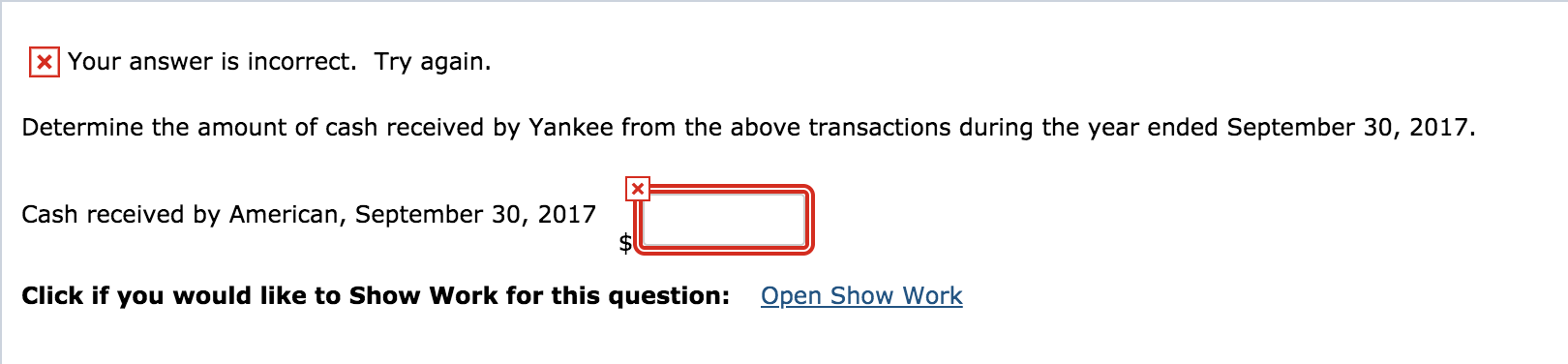 I need help with this question. What did I do