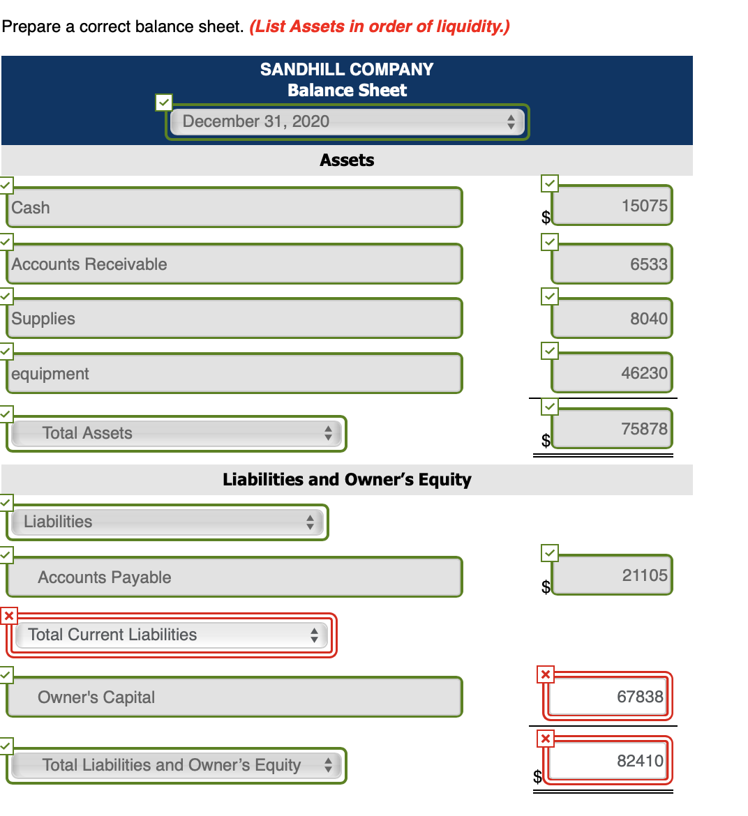 Dorothy Taylor is the bookkeeper for Sandhill