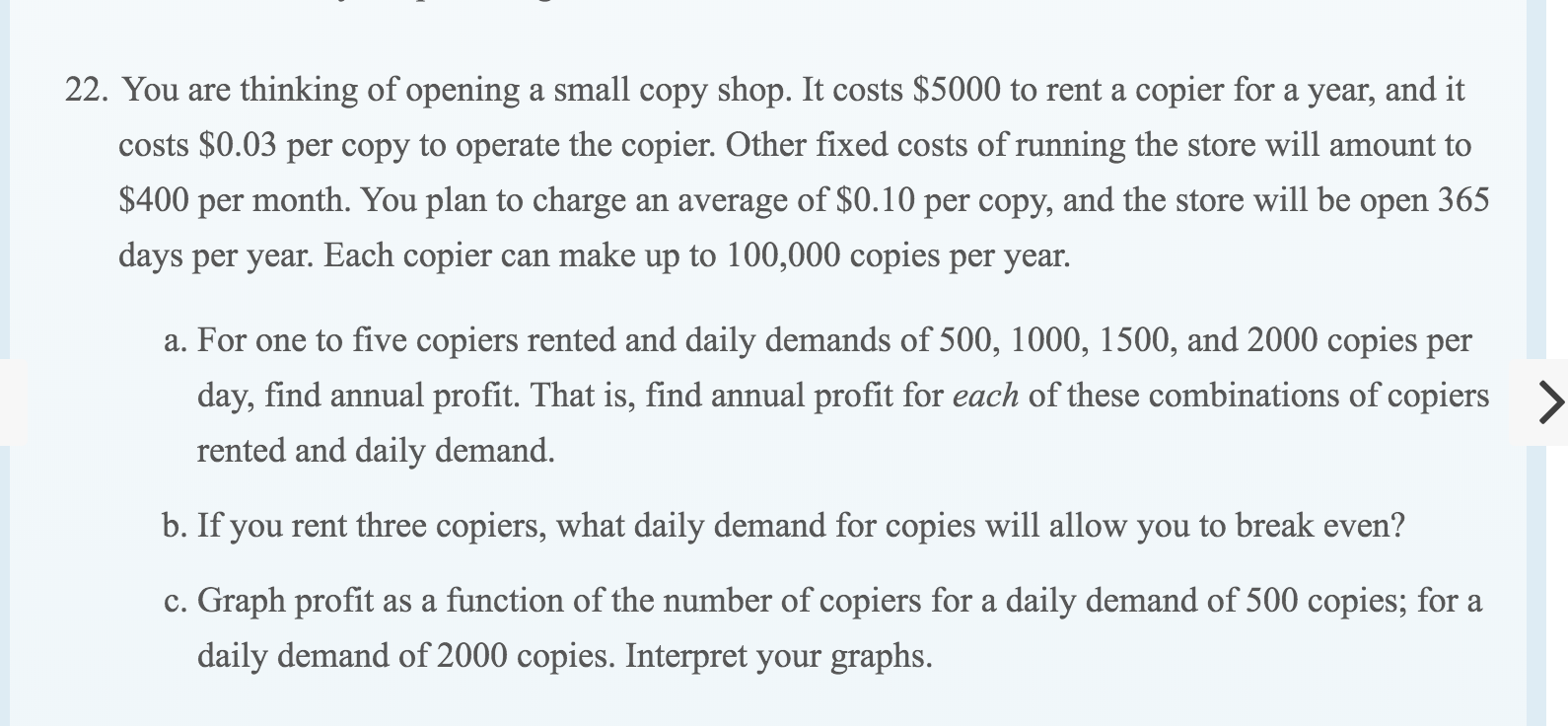 If everything could be chekced that would be