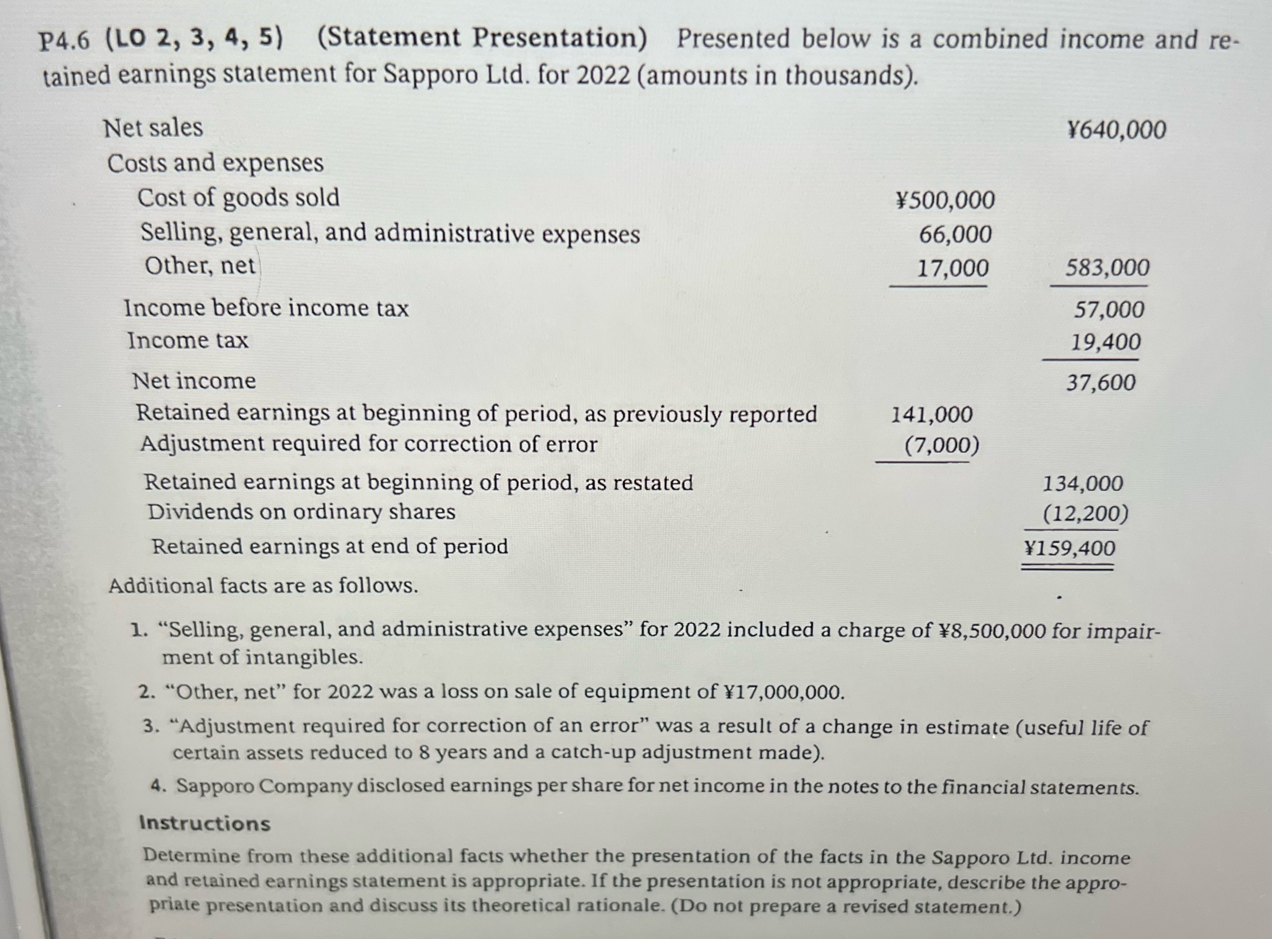 P4.6 (LO 2, 3, 4, 5) (Statement Presentation)