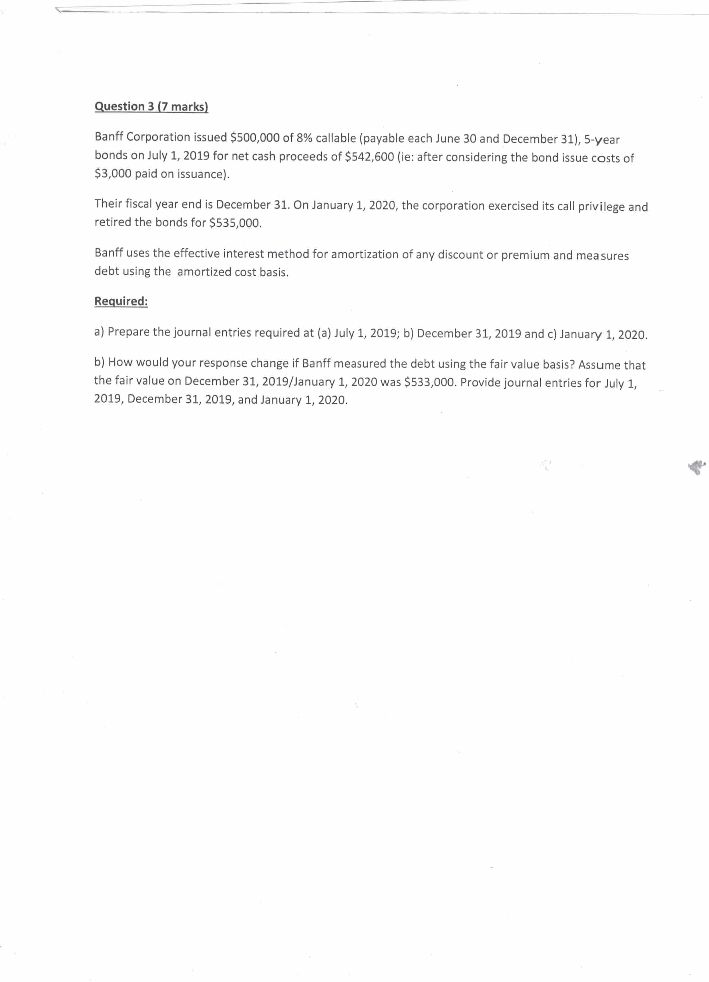 Can someone help solving this? thanks. Question 3