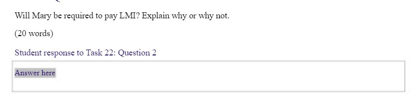 Will Mary be required to pay LMI? Explain why or