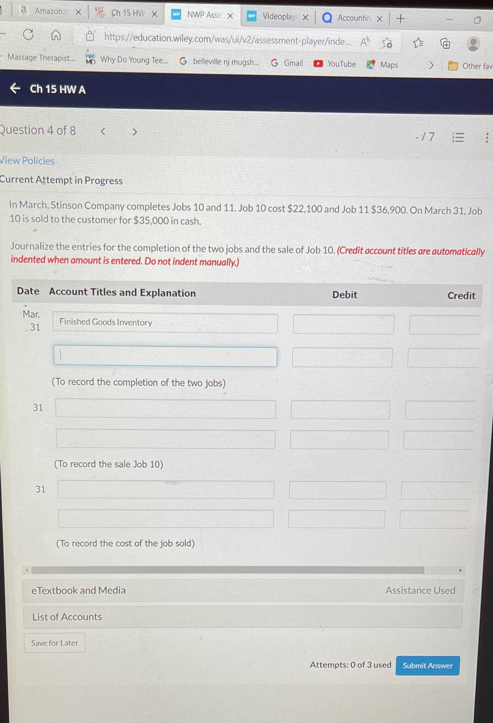 a Amazon.c X Ch 15 HW X WP NWP Asse X We