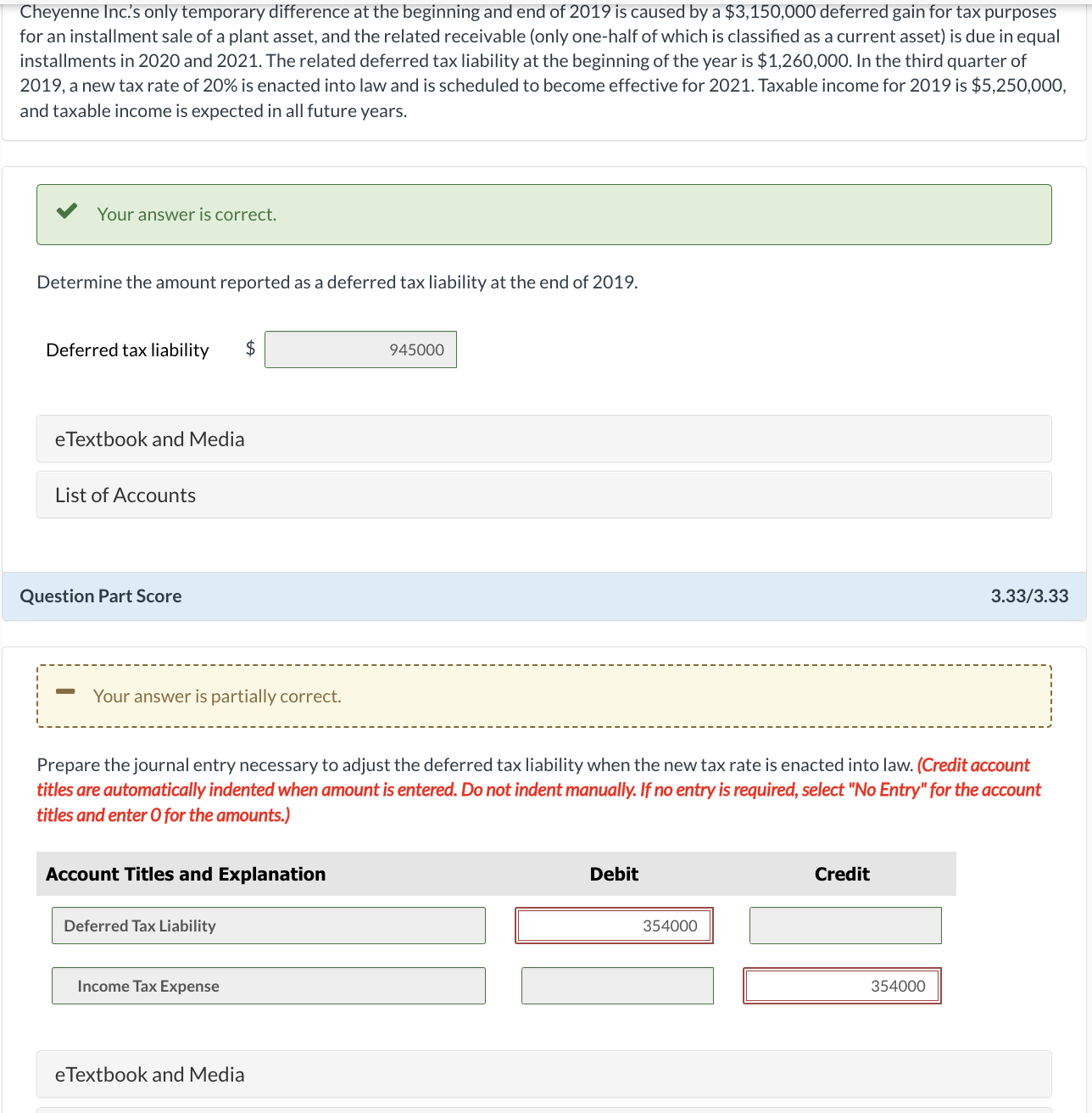 Cheyenne lncfs only temporary difference at the