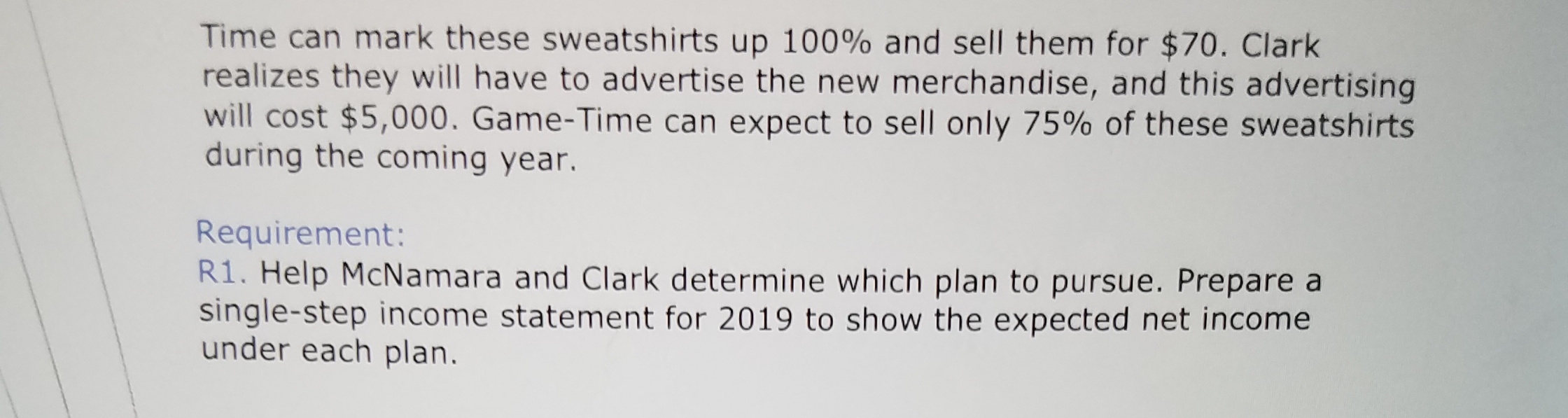 #3 and Decision Case. Thank you for your help