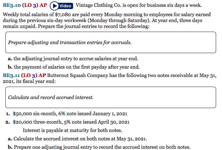 BE3-10 (LO 3) AP Video Vintage Clothing Co. is