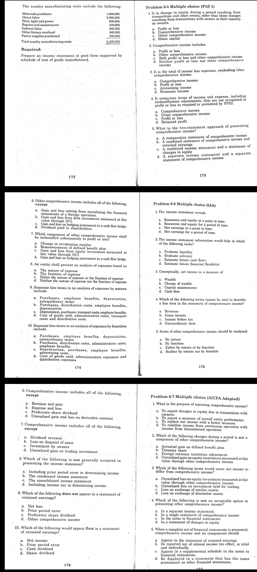Answer problem 6-1 to 6-7 PROBLEMS Problem 6-2