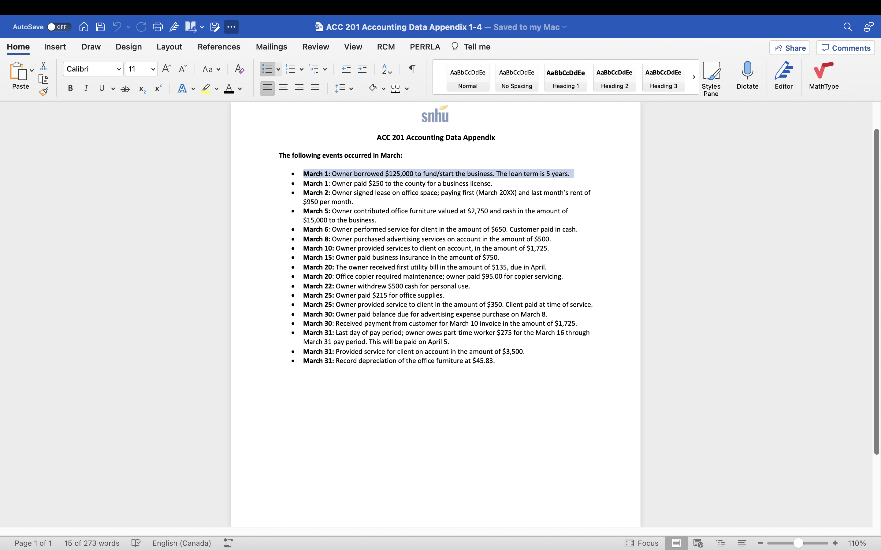 Income Statement: Prepare the income statement