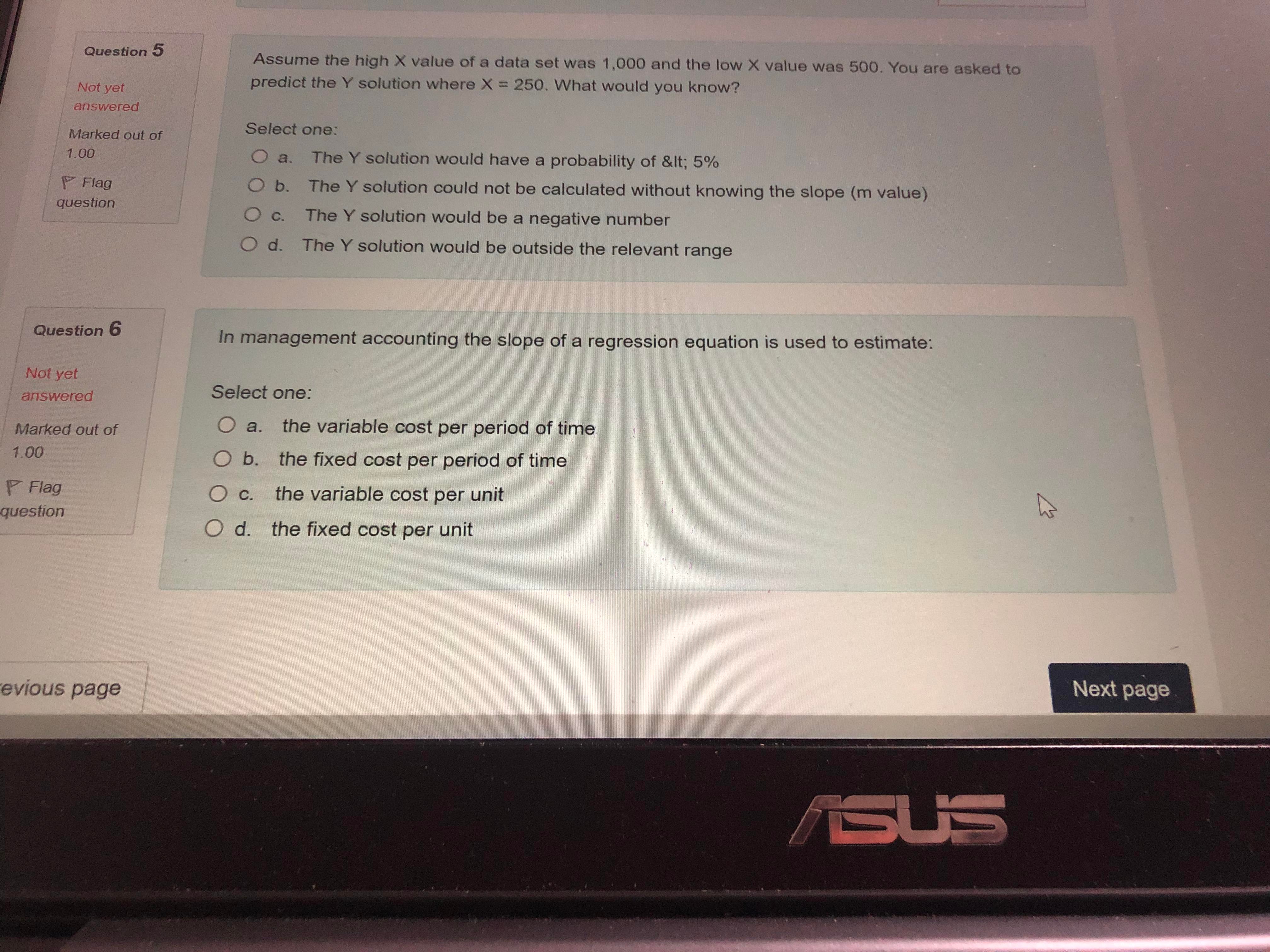 Time left 0:19:46 Quiz navigation Question 1 3 If