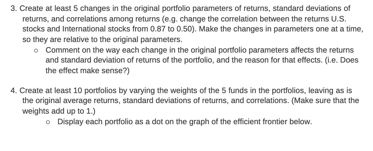 3. Create at least 5 changes in the original