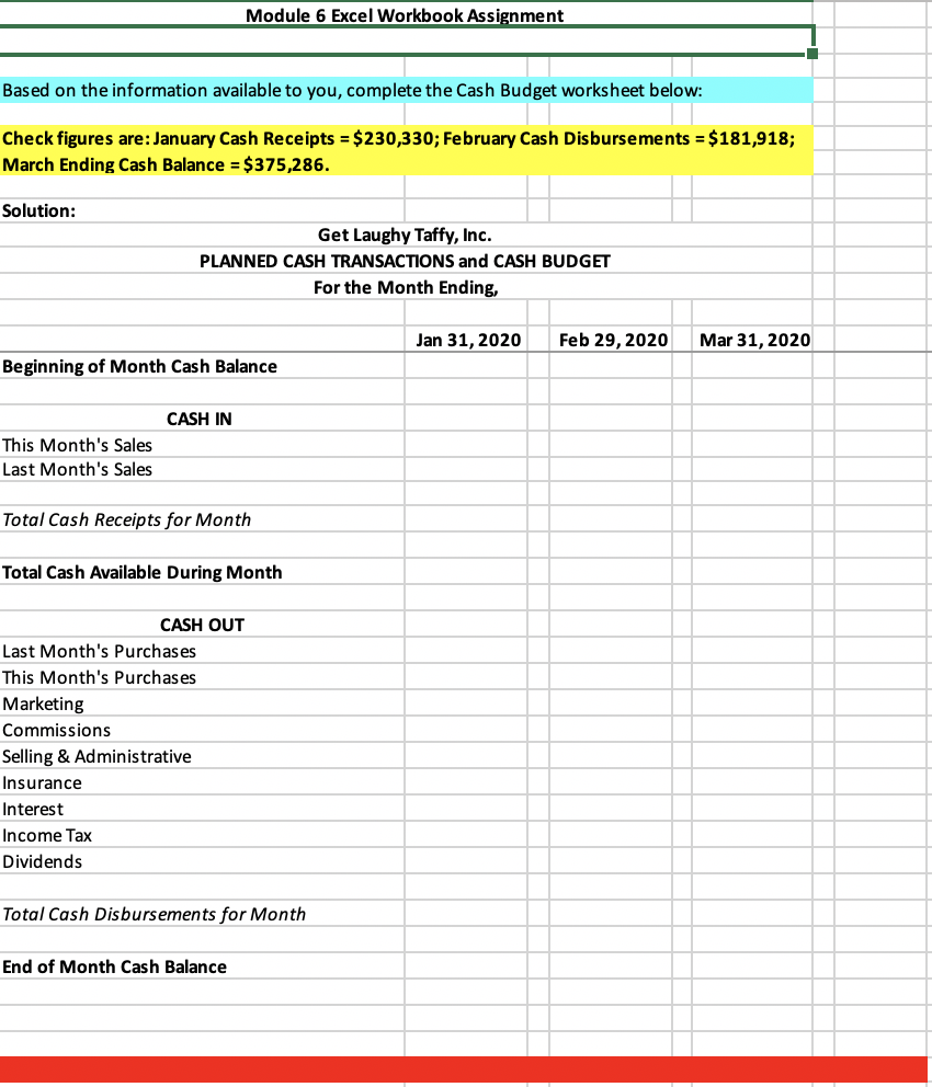 INSTRUCTIONS: Based on the information available