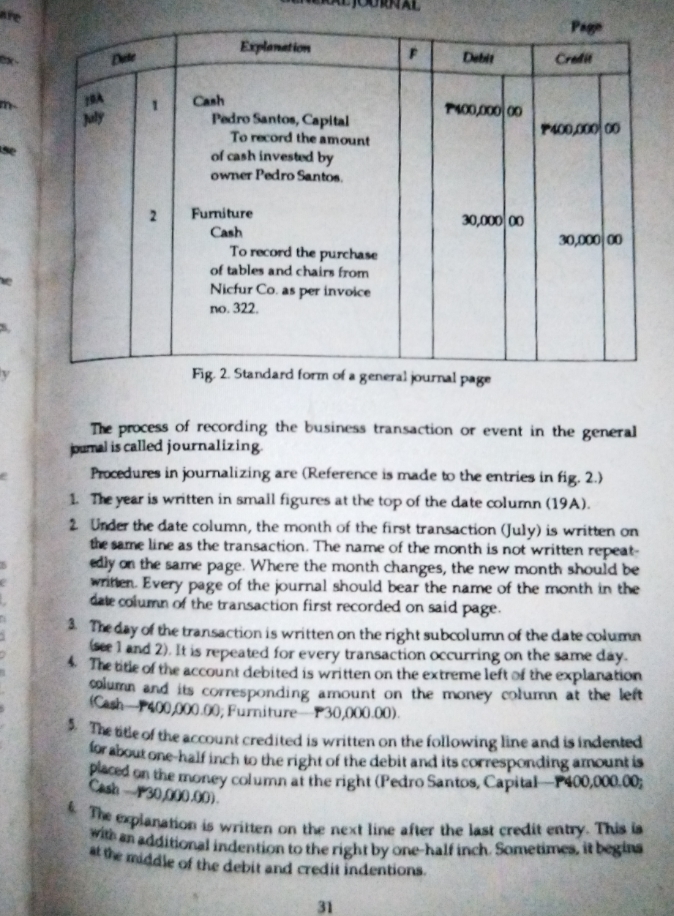 Page Explanation Cash P400,000 00 Pedro Santos,
