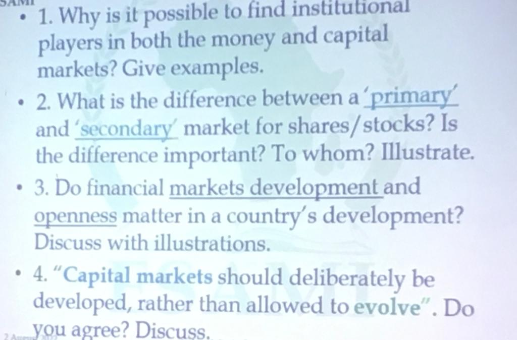 SAMI . 1. Why is it possible to find